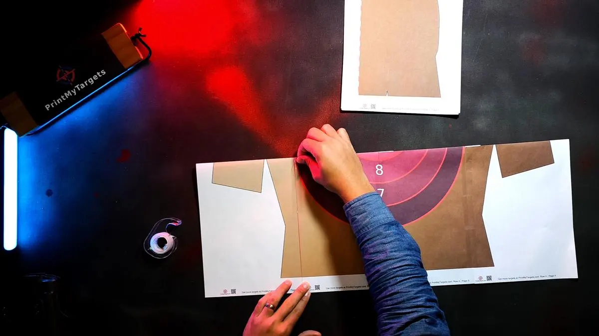 Tape the top and bottom edges. And the middle for extra strength.
