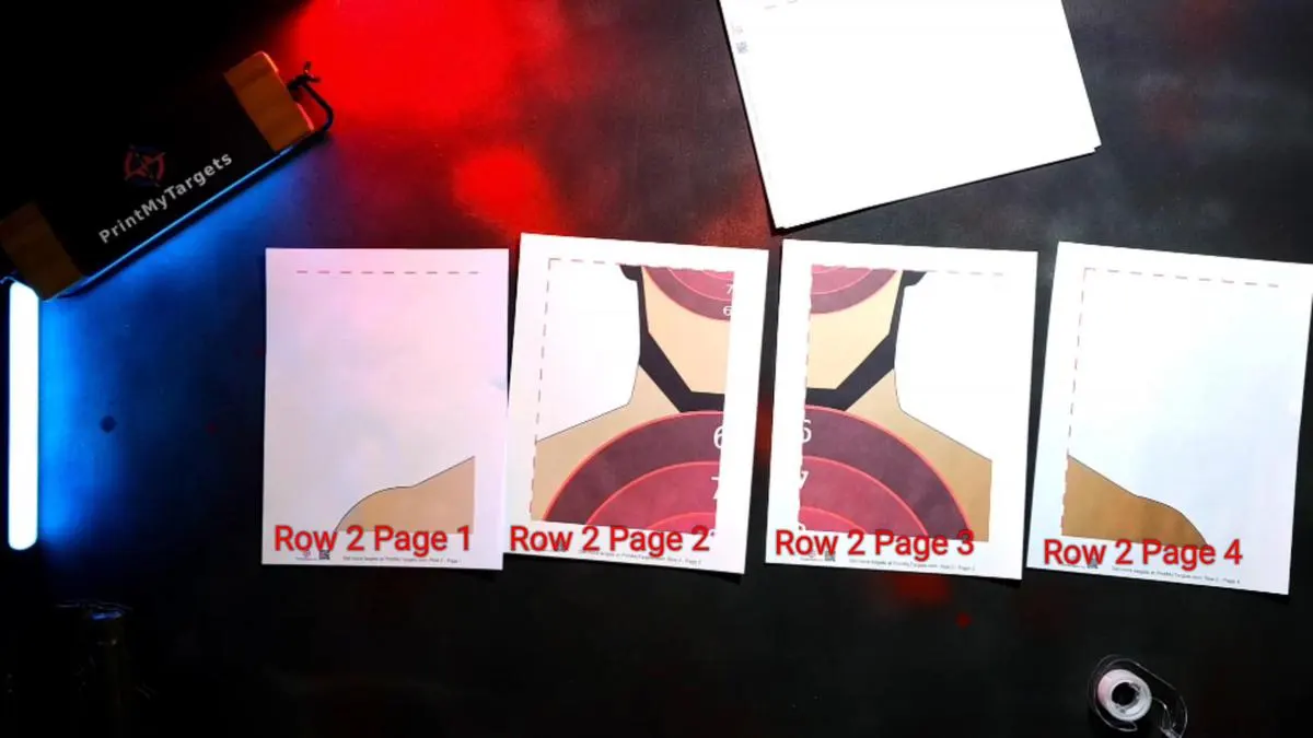 Row and page numbers are in the bottom-right corner of each page.