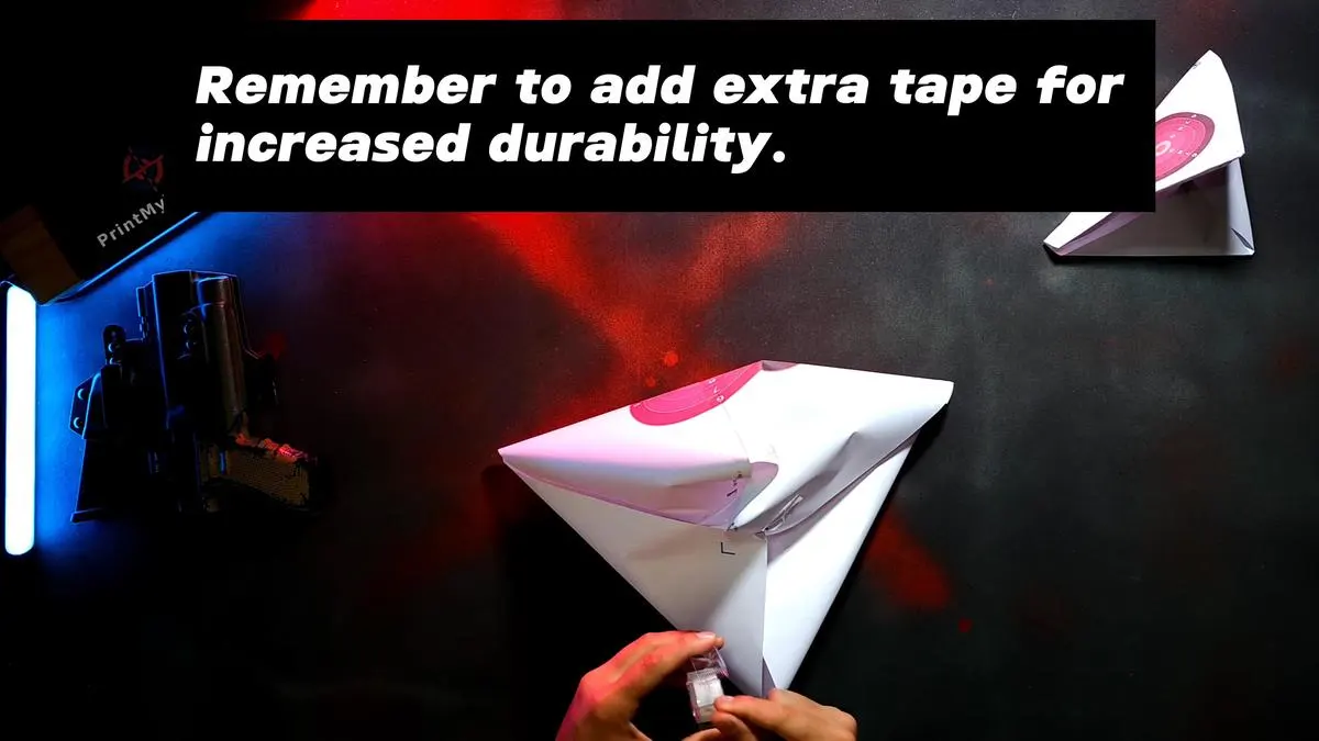 Remember to add extra tape for increased durability.