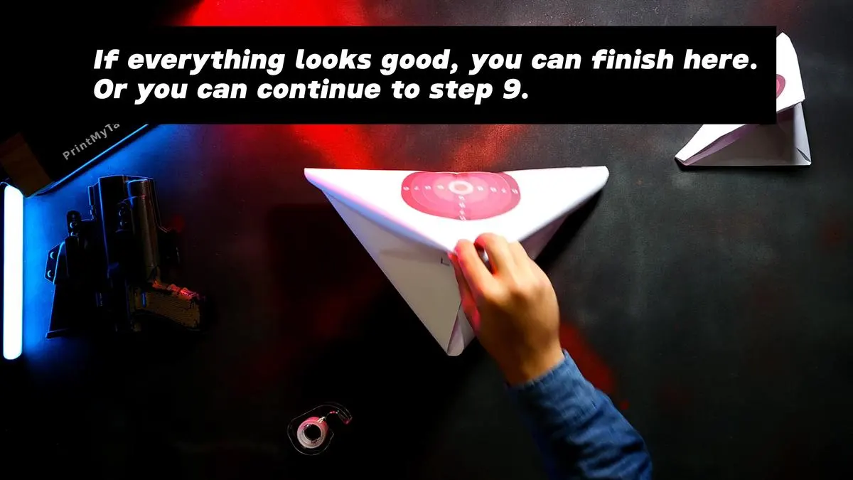 If everything looks good, you can finish here. Or you can continue to step 9.