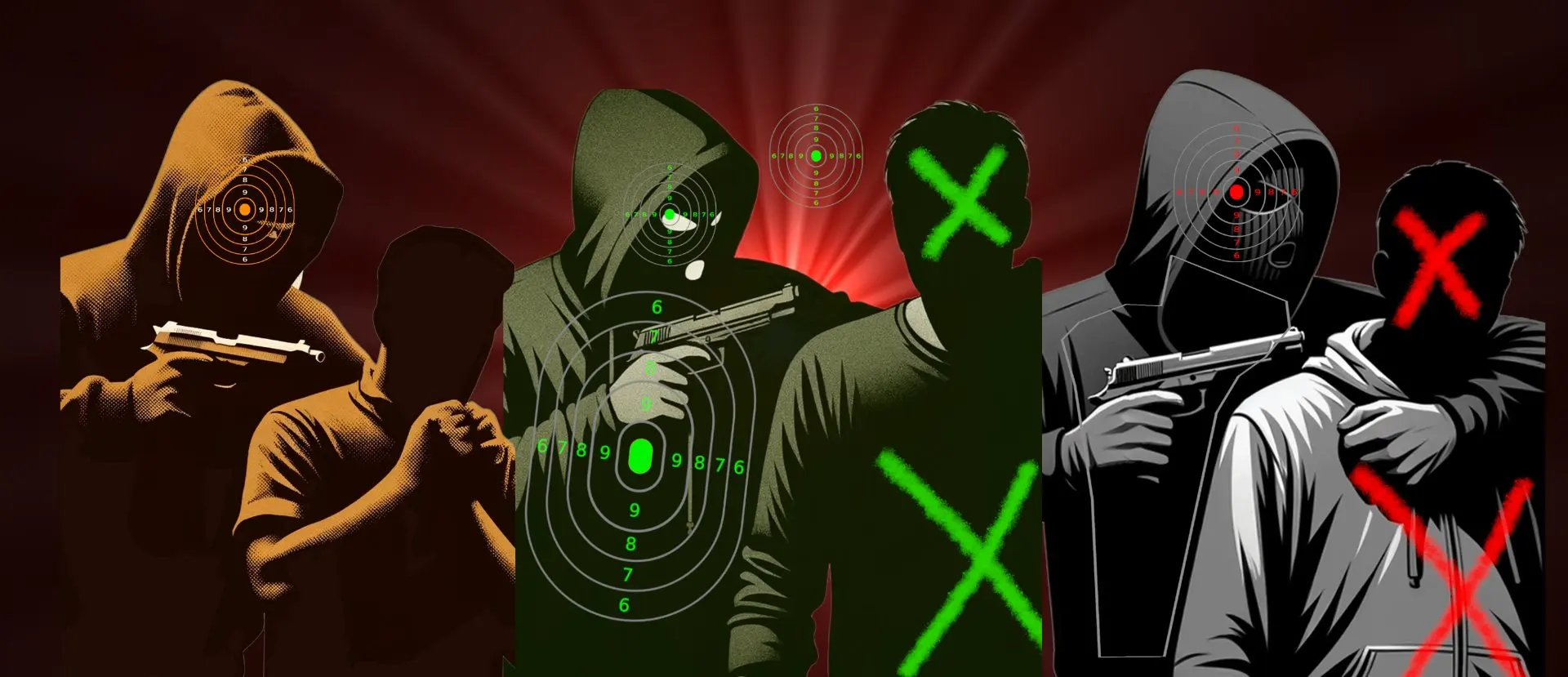 Hostage Shooting Targets - PrintMyTargets