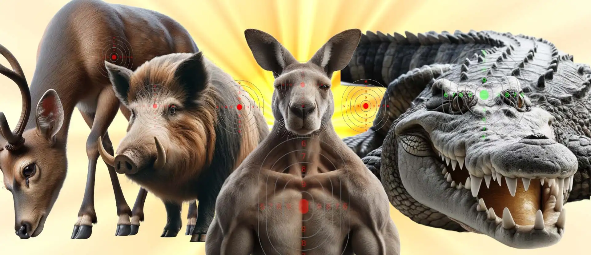 Outback Animal Shooting Targets - PrintMyTargets