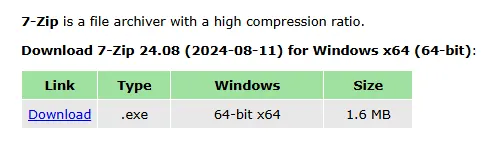 Download the version that is right for your computer. 