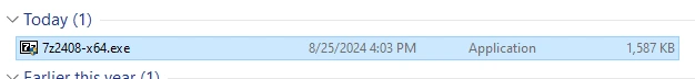 Double click on the exe file. 