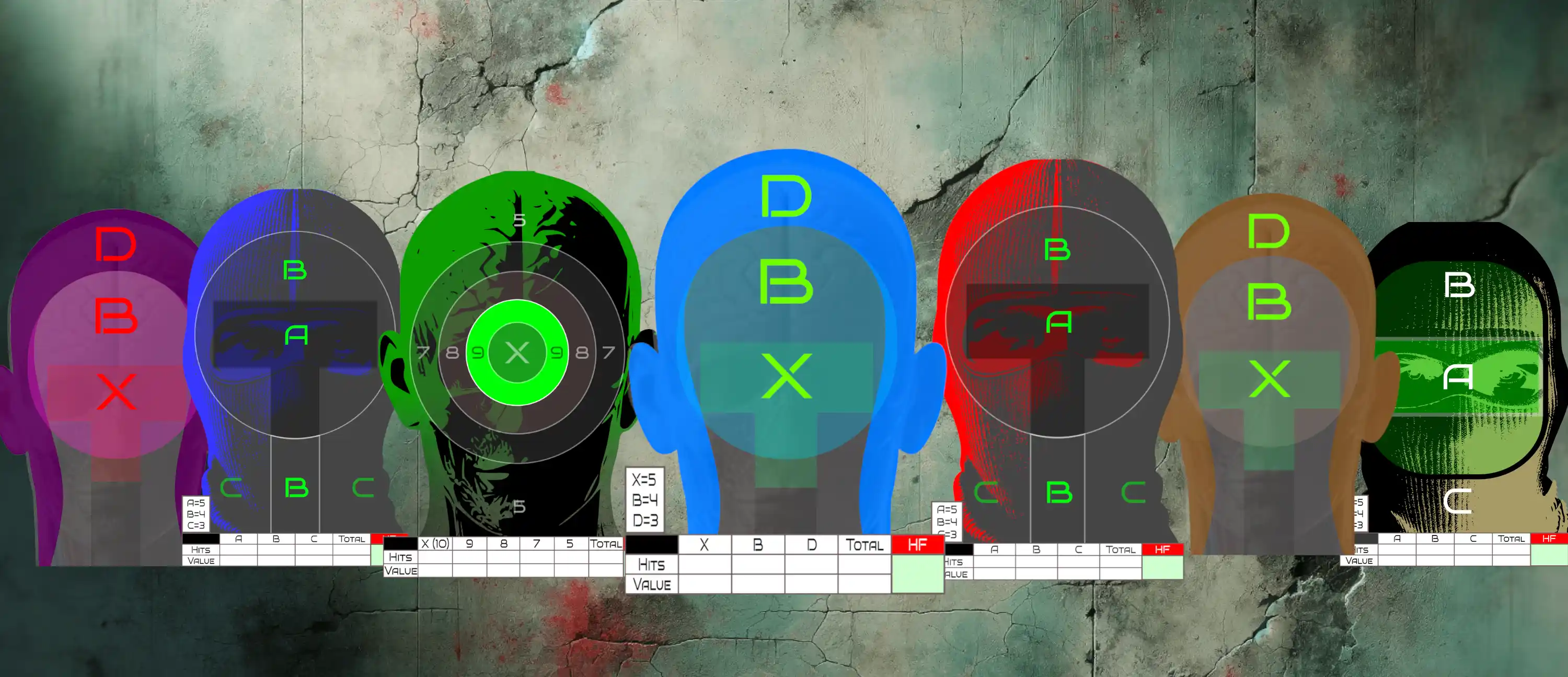 Headshot Targets - PrintMyTargets